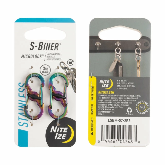 Buy โจ Nite Ize ๐ Backpacking Packs S-Biner MicroLock Stainless Steel - 2 Pack ๐ 4 Nite Ize Backpacking Packs S-Biner MicroLock Stainless Steel - 2 Pack