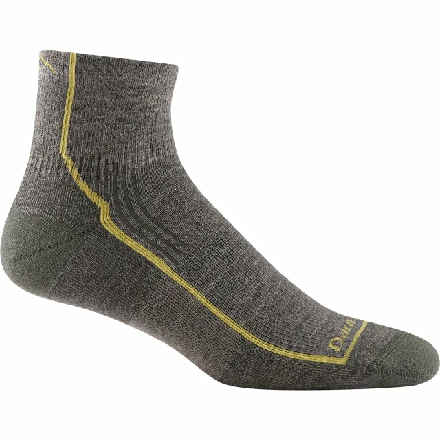 Discount 😉 Darn Tough 🧦 Socks Men's Hiker 1/4 Midweight With Cushion 🎁 3 Darn Tough Socks Men's Hiker 1/4 Midweight With Cushion