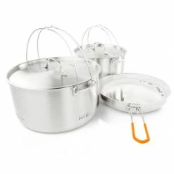 GSI Outdoors Glacier Stainless Troop Cookset