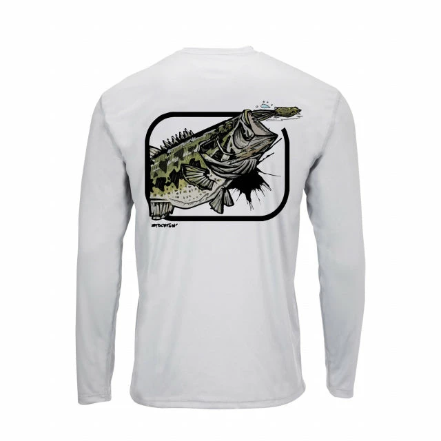 Hot Sale 🔥 Simms Men's Solar Tech Tee LS Fishing 🎉 3 Simms Men's Solar Tech Tee LS Fishing