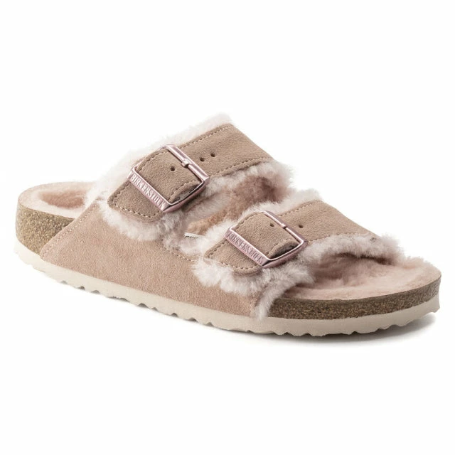 Flash Sale ๐ Birkenstock ๐ฉ Women's Arizona Shearling Suede Leather ๐ 3 Birkenstock Women's Arizona Shearling Suede Leather