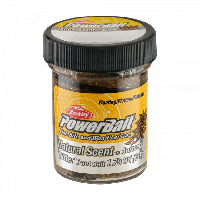 Buy ๐งจ Berkley Fishing PowerBait Natural Glitter Trout Bait | Aniseed | Model #BGTABBT2 โจ 3 Berkley Fishing PowerBait Natural Glitter Trout Bait | Aniseed | Model #BGTABBT2