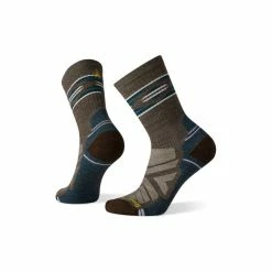 Smartwool Women's Hike Light Cushion Broken Stripes Pattern Crew Socks
