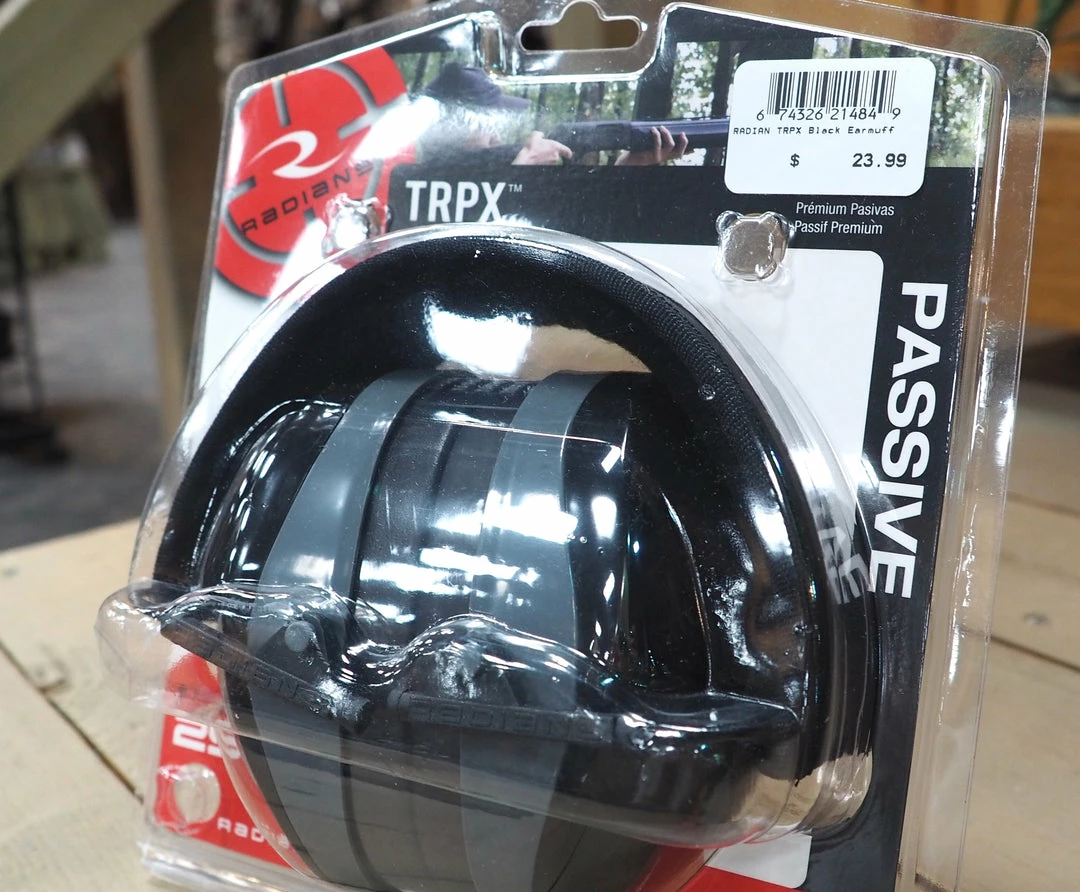 Best Sale ๐ Radians Hunting TRPX Black Earmuff โจ 3 Radians Hunting TRPX Black Earmuff