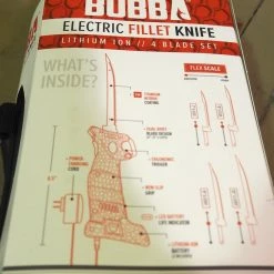 Best deal 👏 Bubba Electric Fillet Knife 4 Blade Set Fishing 😍 7 Bubba Electric Fillet Knife 4 Blade Set Fishing